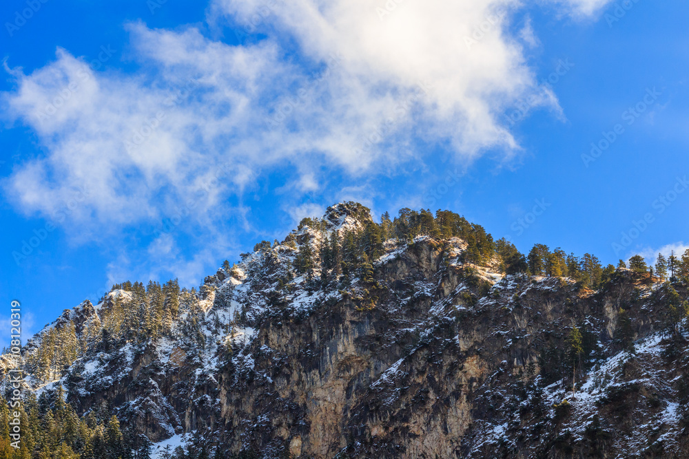 Naklejka premium Mountains peak in Alps, Germany