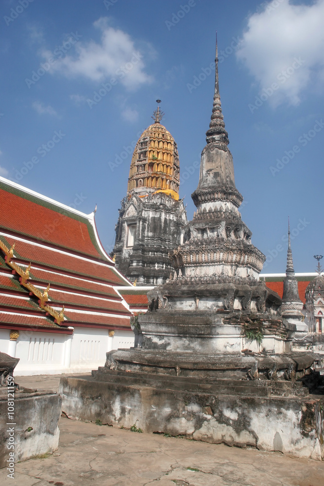 temple complex temple in Phitsanulok, Thailand temple complex temple in Phitsanulok, Thailand