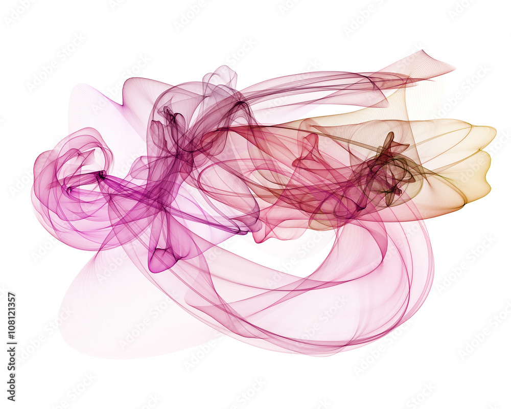 abstract red, line, wave, fabric isolated on white background raster illustration abstract red, line, wave, fabric isolated on white background raster illustration