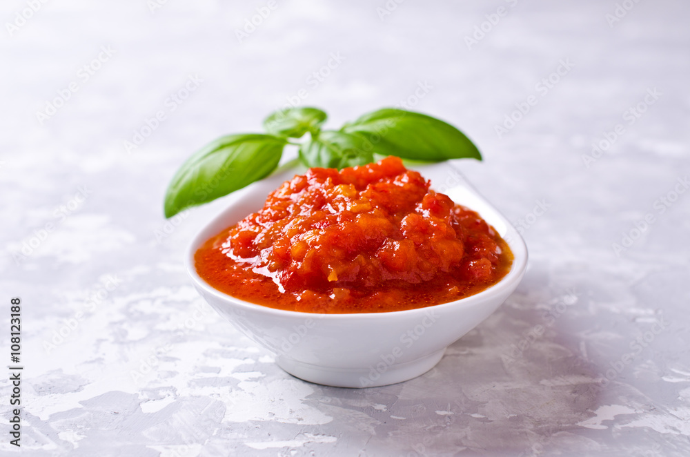 Homemade sauce of vegetables Homemade sauce of vegetables