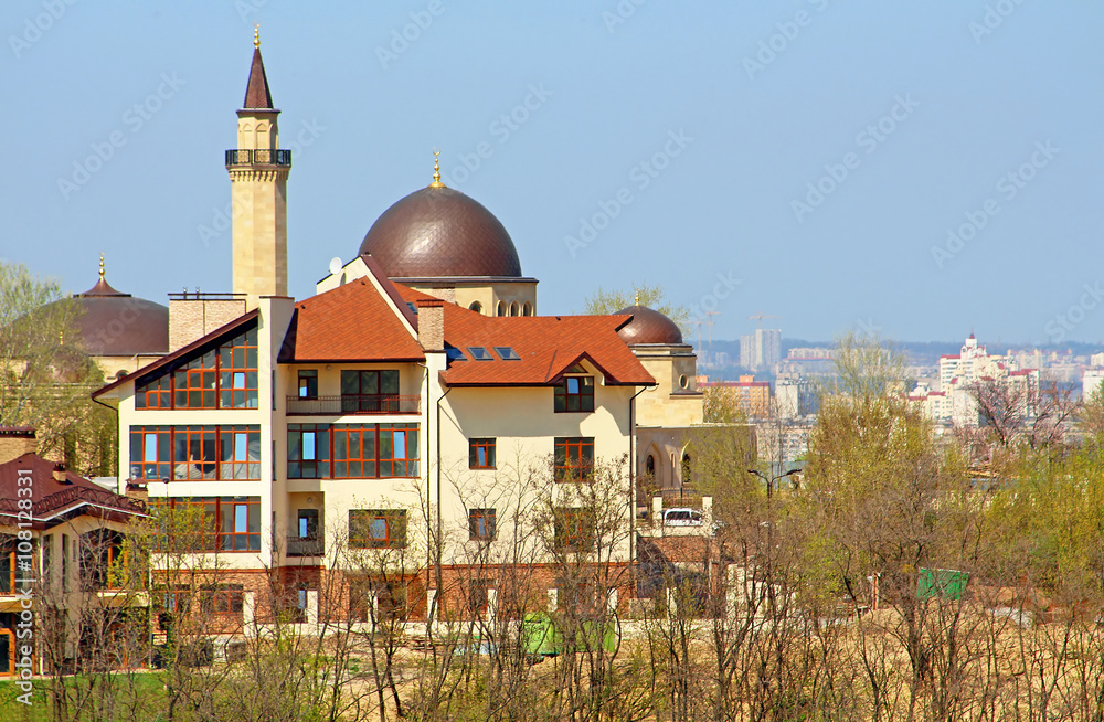 Mosque Ar-Rahma (Arabic - charity) - the first mosque in Kyiv, Ukraine