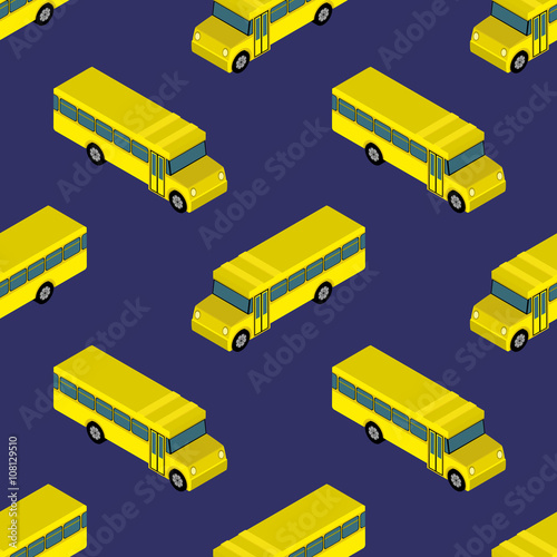 Yellow school buses.
