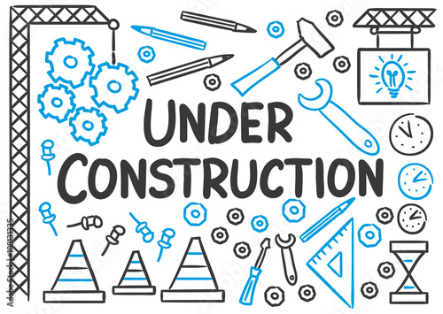 Stick Figure Series Blue / Under construction