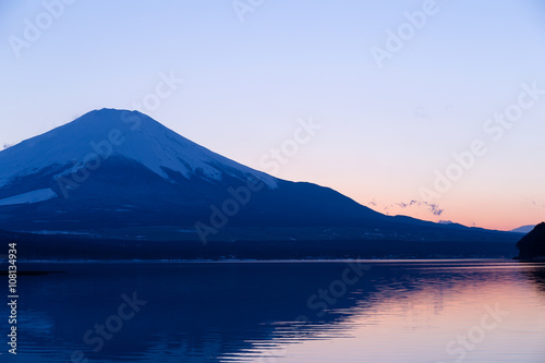 Mount fuji at sunset