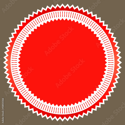 Vector Sticker and badge