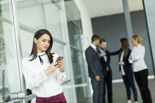 Woman with a phone