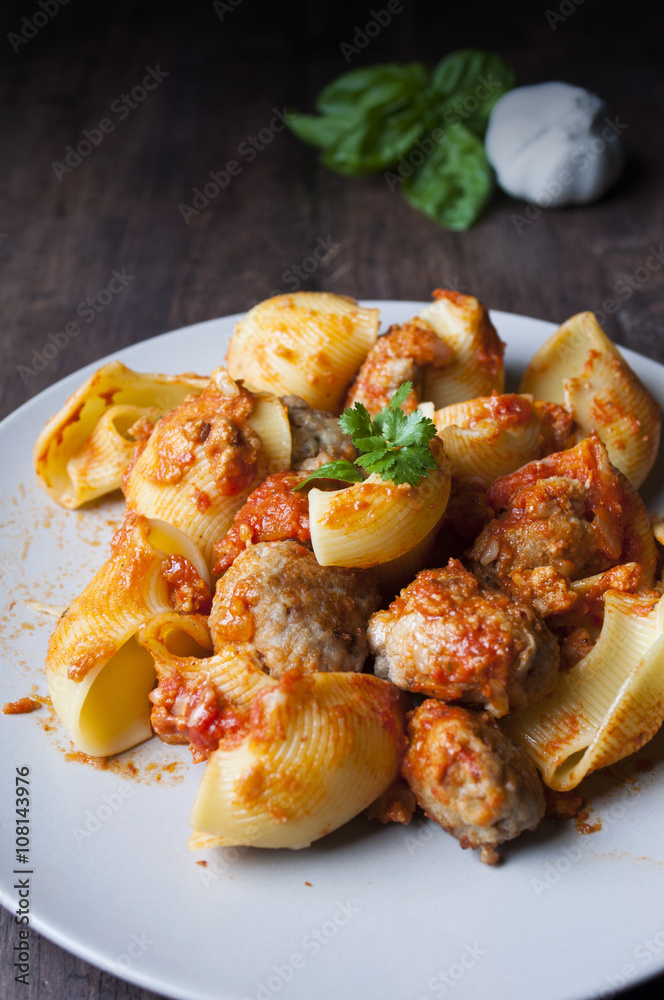 Pasta with meatballs Pasta with meatballs