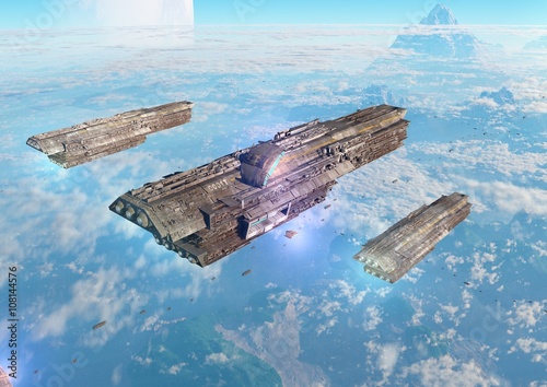 Obraz na plátně planetary invasion