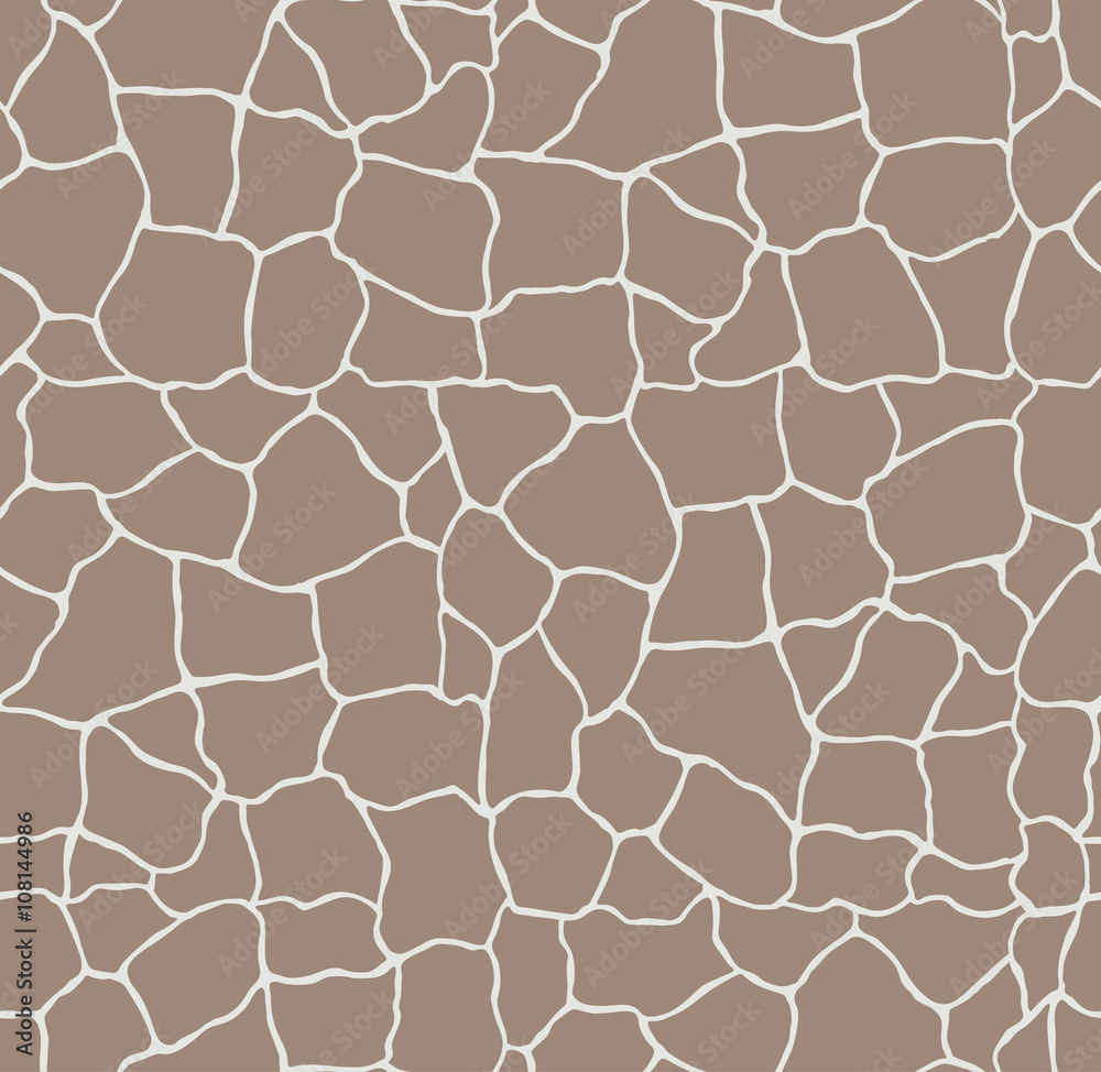 Seamless vector brown stone wall pattern Seamless vector brown stone wall pattern
