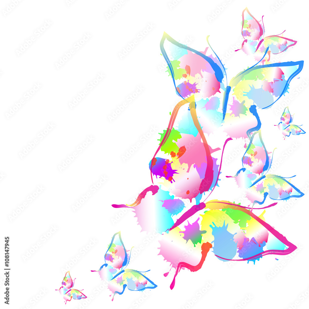 Obraz premium butterflies design
