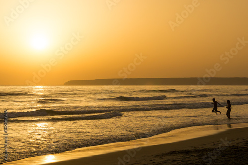 Sunset in Zahara de los Atunes, Cadiz