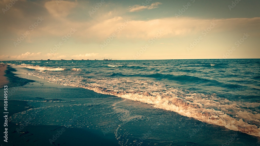 Obraz premium Spiaggia d'inverno