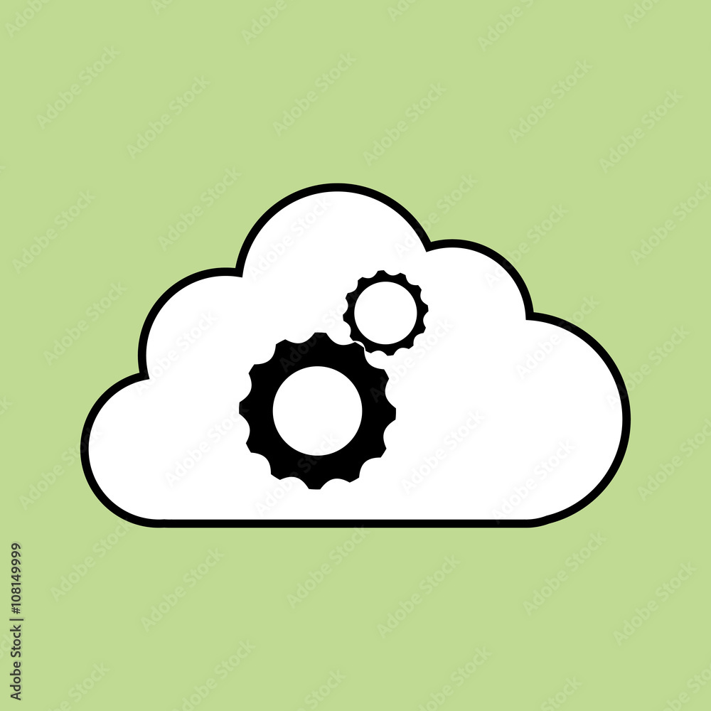 gear icon design , vector illustration gear icon design , vector illustration
