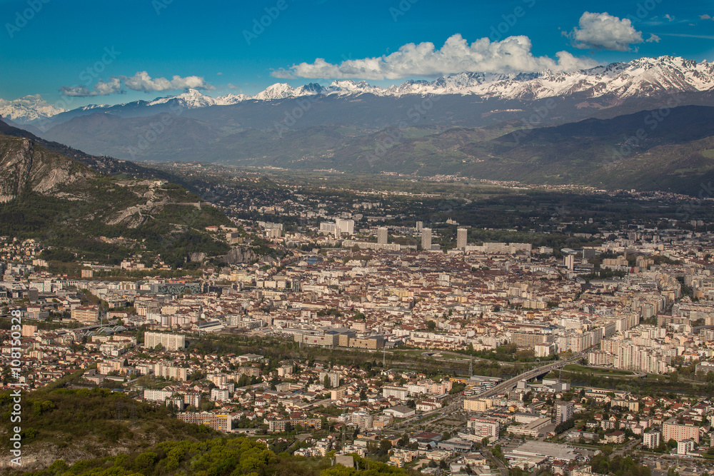 Grenoble depuis la Tour sans Venin