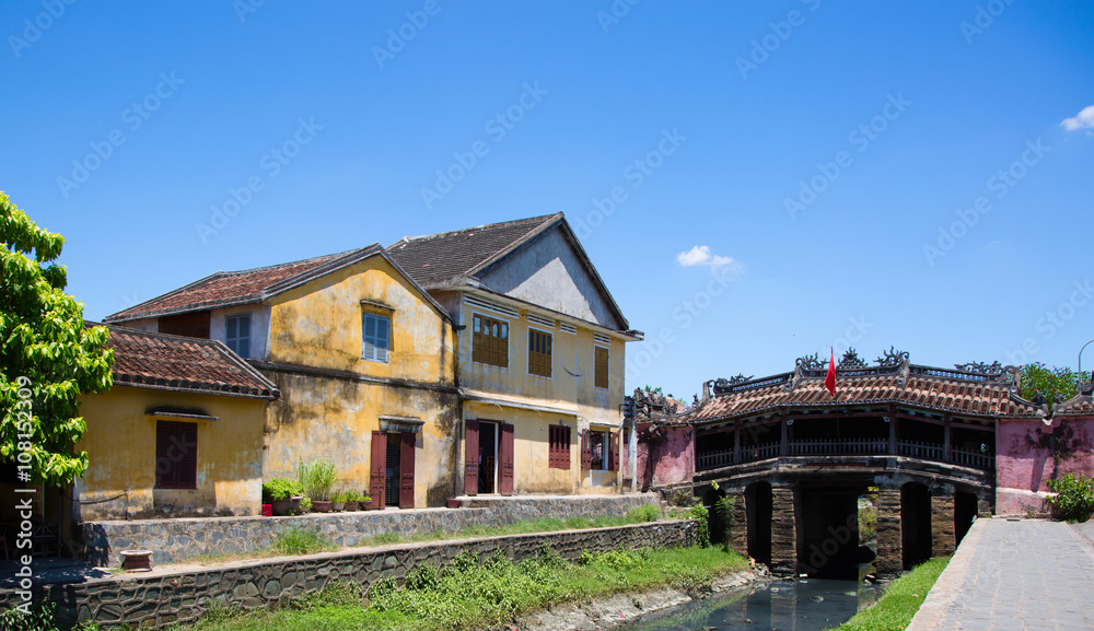 Japanese covered bridge