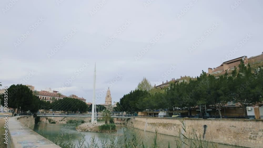 Panorama of the beautiful area of the city. Panorama of the beautiful area of the city.