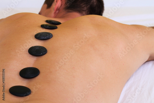 Man having massage. Relaxation, body care treatment, spa, wellness concept