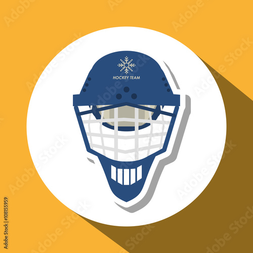 hockey sport design, vector illustration