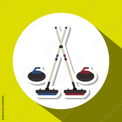 hockey sport design, vector illustration