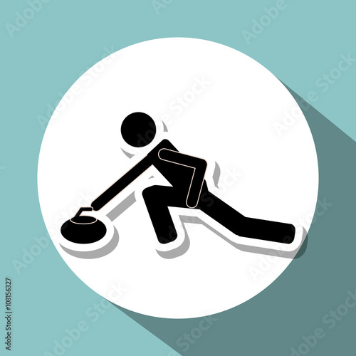 hockey sport design, vector illustration