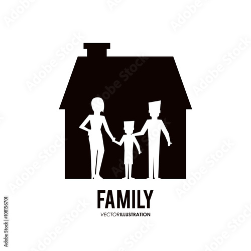 Graphic of Family design   vector illustration