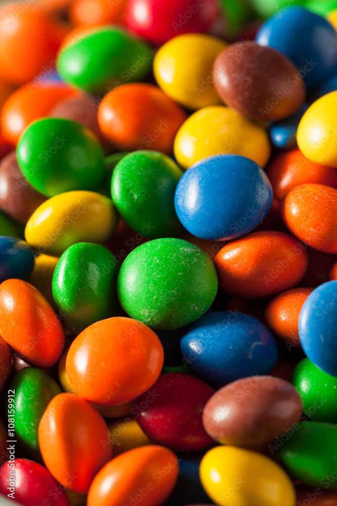 Rainbow Colorful Candy Coated Chocolate Rainbow Colorful Candy Coated Chocolate