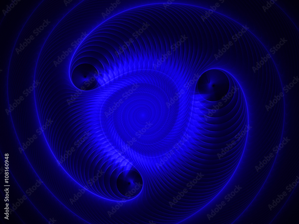 Obraz premium Abstract wallpaper. Abstract fractal. Fractal art background for creative design. Decoration for wallpaper desktop, poster, cover booklet, card. Psychedelic. Print for clothes, t-shirt.