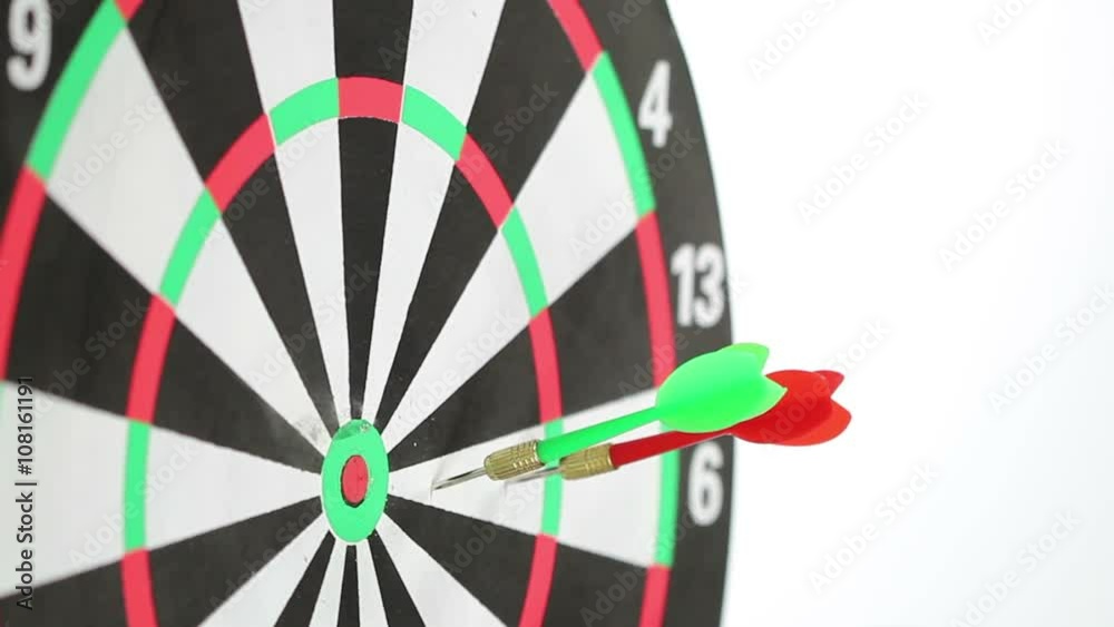 Darts hitting the dartboard Darts hitting the dartboard
