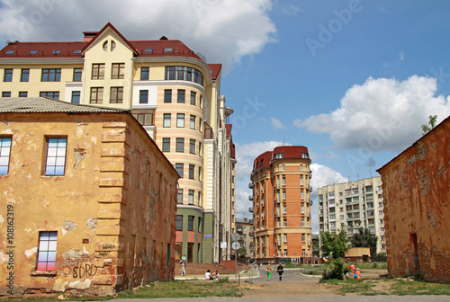 Valokuva OMSK, RUSSIA - JULY 02, 2010: Architectural and historical  complex of Omsk fort