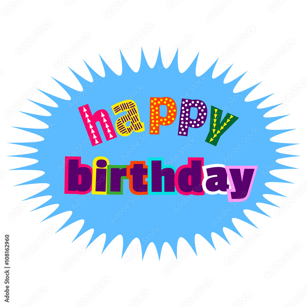 Fototapeta premium happy birthday