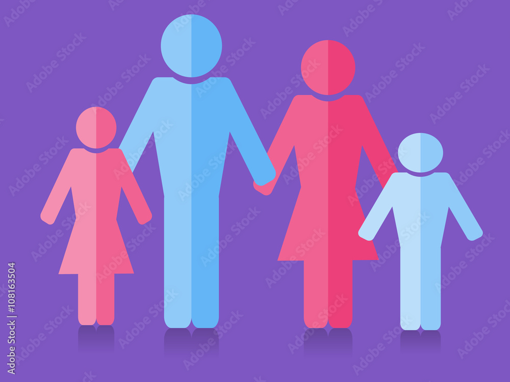 Simple familiy icons Simple familiy icons