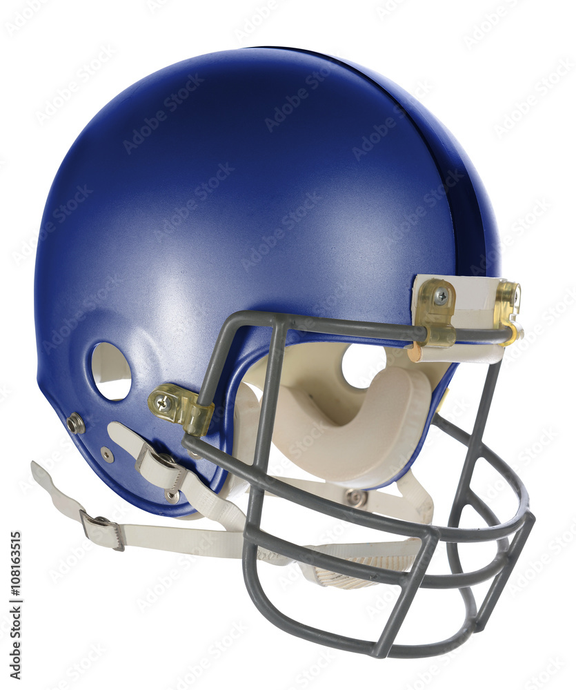 Fototapeta premium Blue Football Helmet