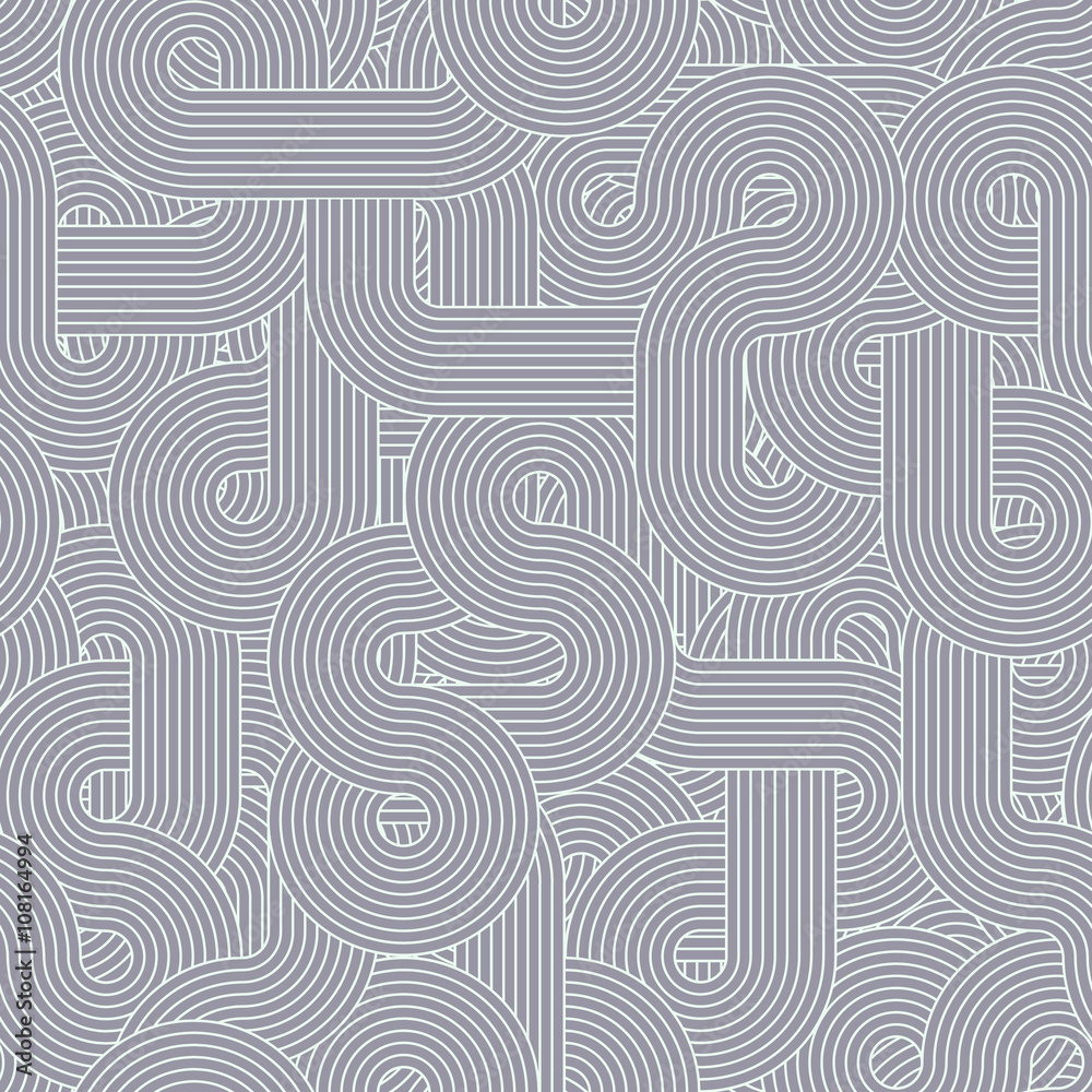 Curl muted gray seamless tint pattern with lines