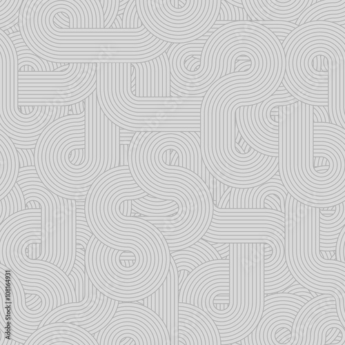 Curl muted gray seamless tint pattern with lines