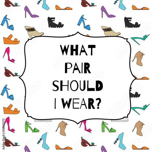Funny shoes card