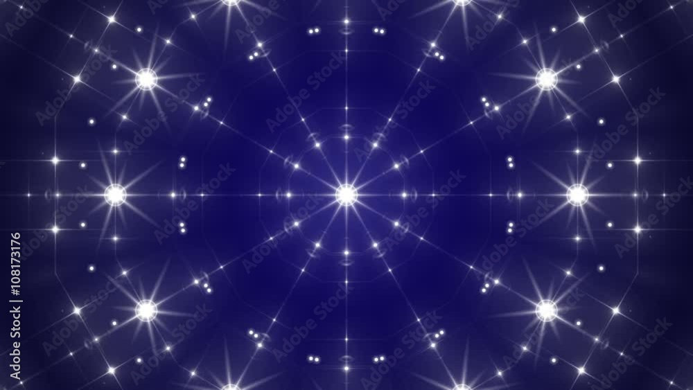 blue abstract background, kaleidoscope light, loop blue abstract background, kaleidoscope light, loop