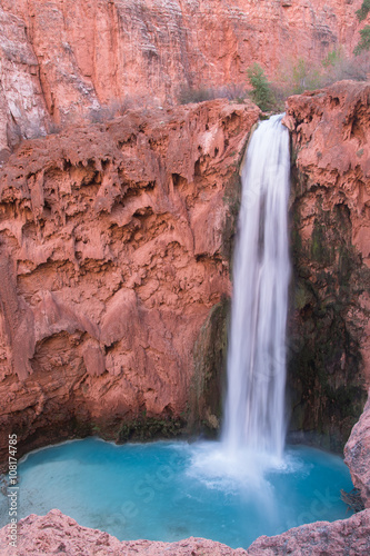 Mooney Falls in Havase Canyon  Arizona  USA