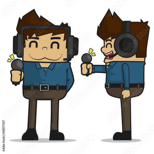 Newscaster character
