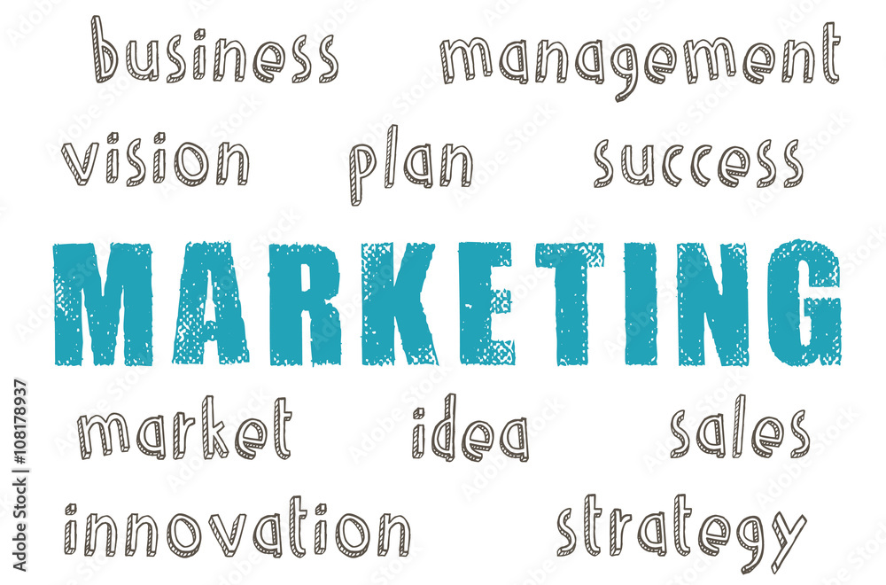Fototapeta premium Marketing strategy