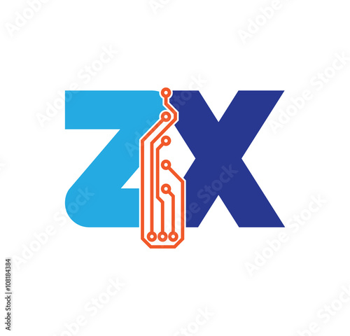 ZX logotype simple tech