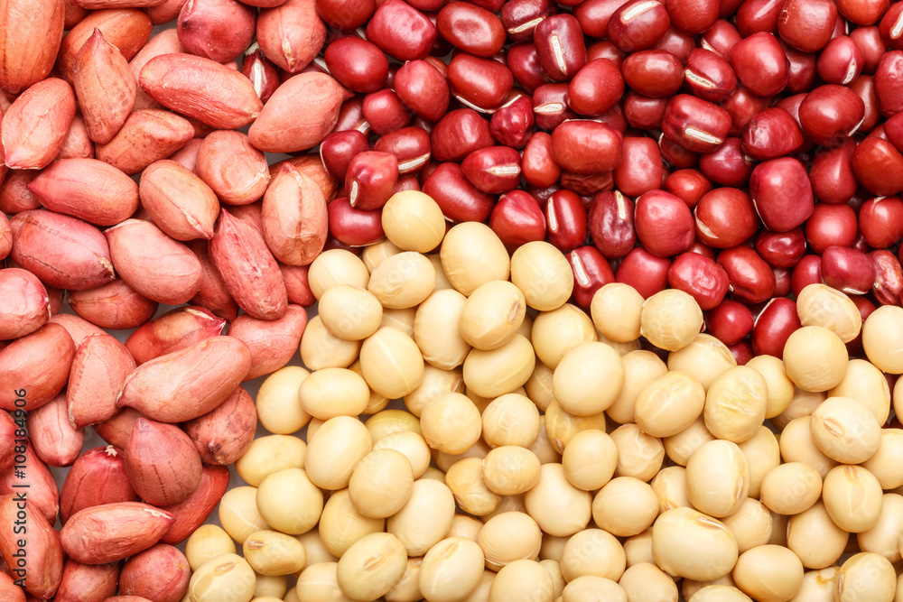 Red beans, peanuts and soybeans of agricultural products Red beans, peanuts and soybeans of agricultural products
