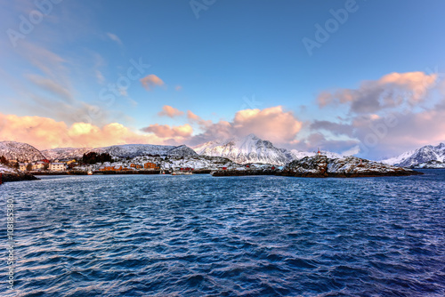 Stamsund, Lofoten Islands, Norway photo