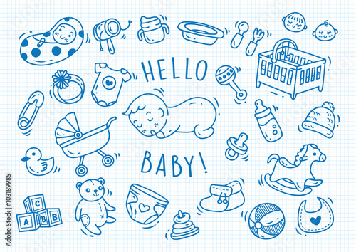 Baby toys and accessories doodle