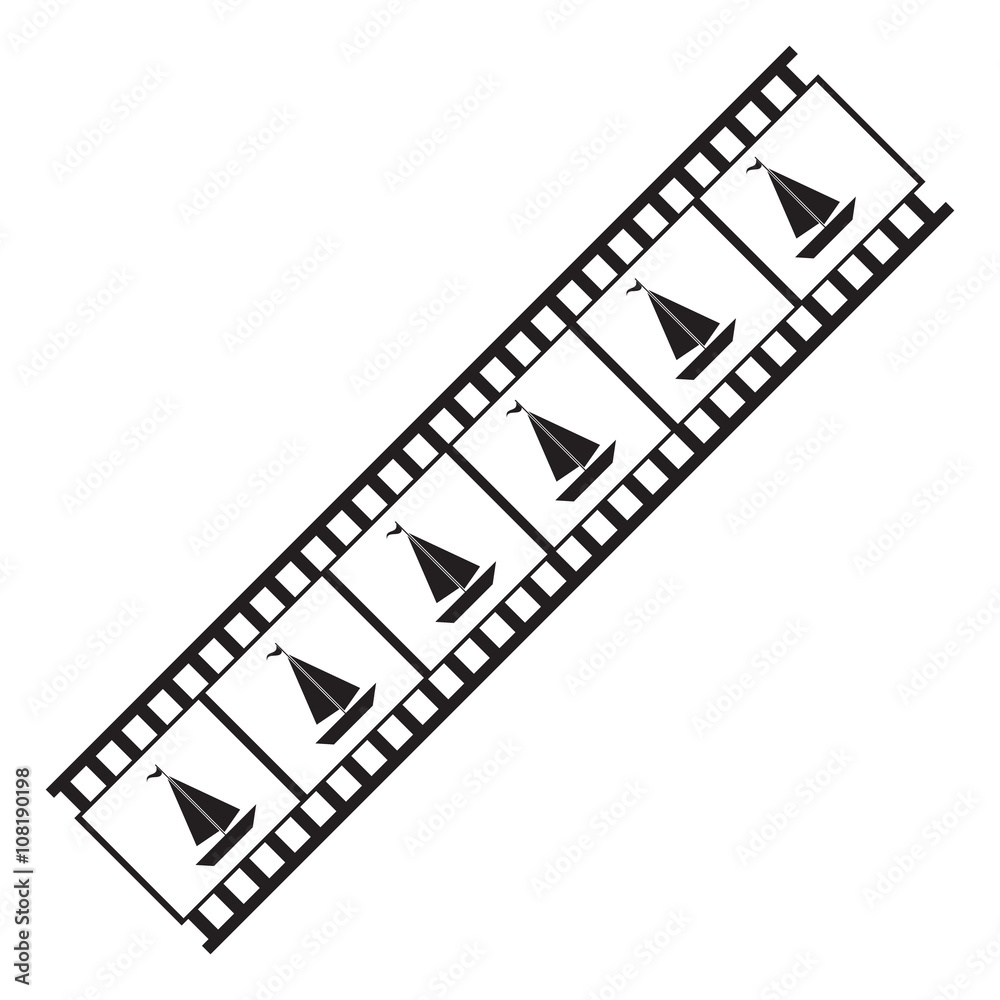 Fototapeta premium vector image of film