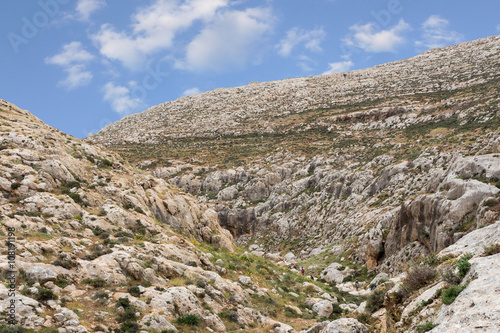 Mountains of the canyon Negev Desert in Israel