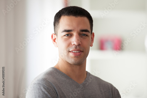 Young latin American man portrait