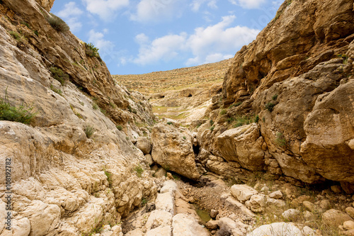 Mountains of the canyon Negev Desert in Israel