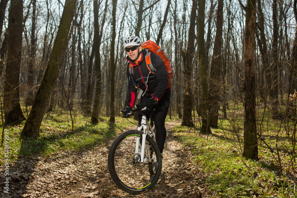 Rider in action at Freestyle Mountain Bike Session Rider in action at Freestyle Mountain Bike Session