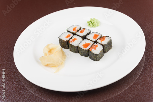 tasty seafood sushi