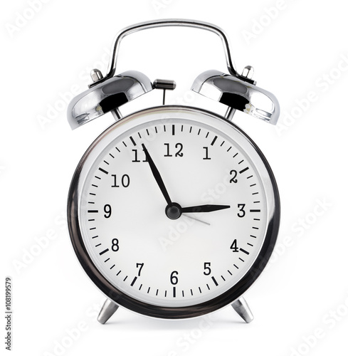alarm clock, isolated 